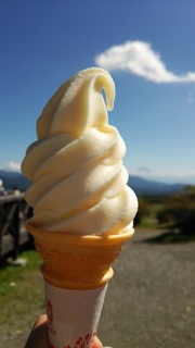 清泉寮さんのソフトクリーム